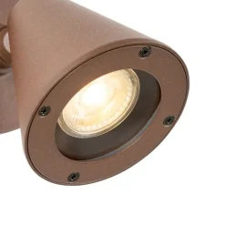 Moderne Außenwandleuchte rostbraun IP44 verstellbar - Ciara