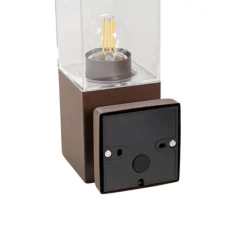 Moderne Außenwandleuchte Rostbraun - Malios