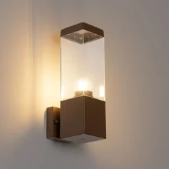 Moderne Außenwandleuchte Rostbraun - Malios
