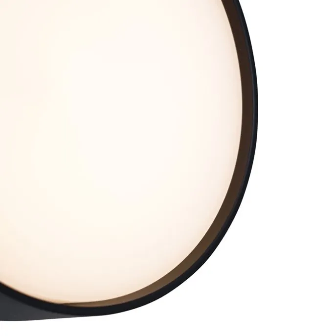 Moderne Außenwandleuchte Schwarz inkl. LED IP65 - Dop