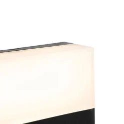 Moderne Außenwandleuchte schwarz IP44 inkl. LED - Dualy