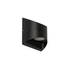 Moderne Außenwandleuchte schwarz inkl. LED 2-flammig IP54 - Mal