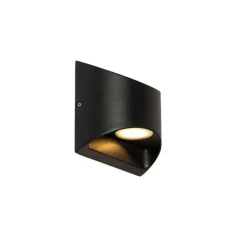 Moderne Außenwandleuchte schwarz inkl. LED 2-flammig IP54 - Mal