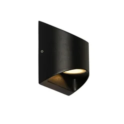 Moderne Außenwandleuchte schwarz inkl. LED 2-flammig IP54 - Mal