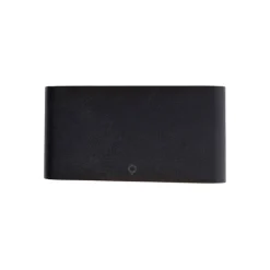 Moderne Außenwandleuchte schwarz 17,5 cm inkl. LED IP65 - Batt