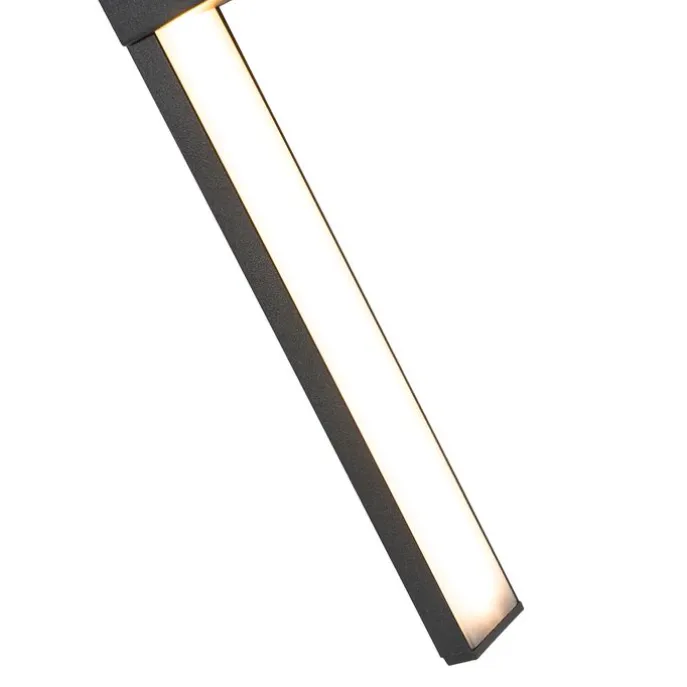 Moderne Außenwandleuchte schwarz inkl. LED IP54 - Jamal