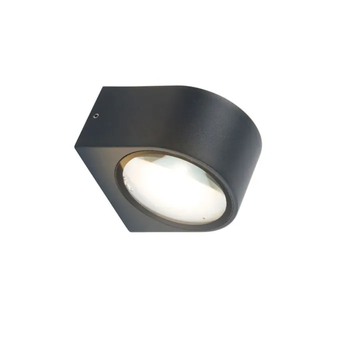 Moderne Außenwandleuchte schwarz inkl. LED 2-flammig IP54 - Carla