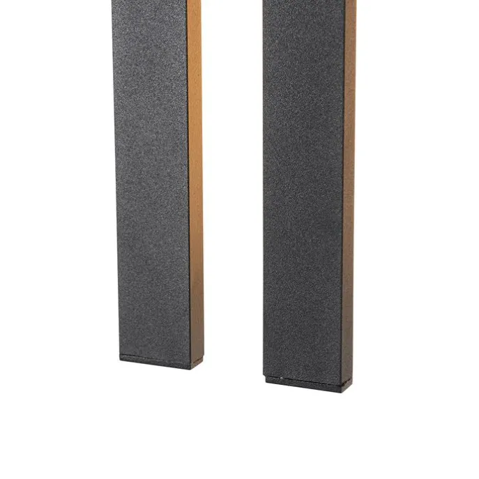 Moderne Außenwandleuchte schwarz inkl. LED 2-Licht IP54 - Jamal