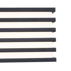 Moderne Außenwandleuchte schwarz inkl. LED IP65 - Jail