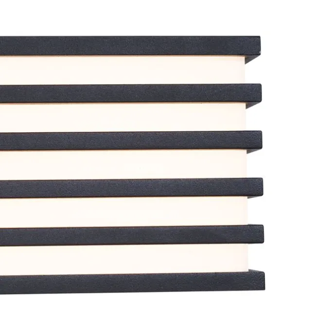 Moderne Außenwandleuchte schwarz inkl. LED IP65 - Jail