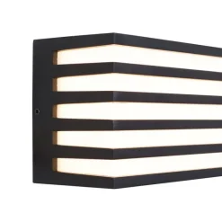 Moderne Außenwandleuchte schwarz inkl. LED IP65 - Jail