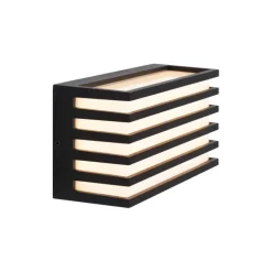 Moderne Außenwandleuchte schwarz inkl. LED IP65 - Jail