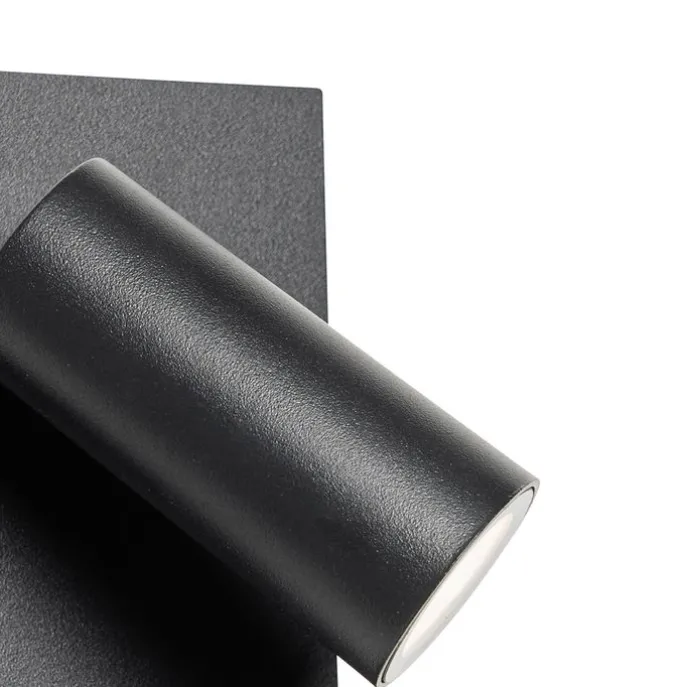 Moderne Außenwandleuchte schwarz inkl. LED IP54 - Simon