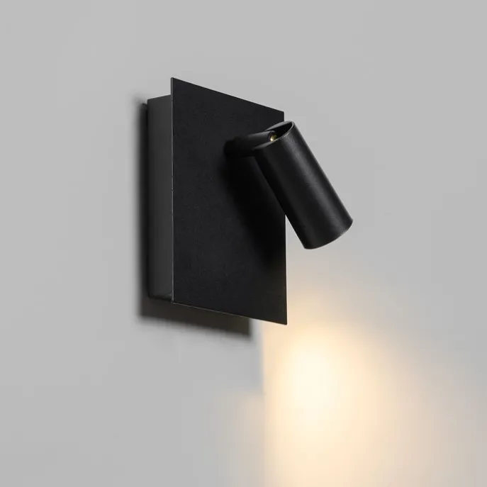 Moderne Außenwandleuchte schwarz inkl. LED IP54 - Simon