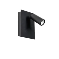 Moderne Außenwandleuchte schwarz inkl. LED IP54 - Simon