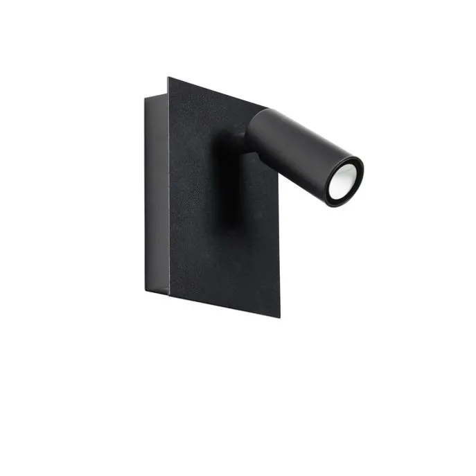 Moderne Außenwandleuchte schwarz inkl. LED IP54 - Simon