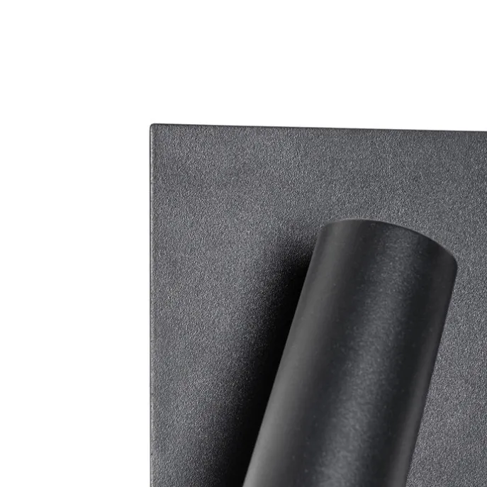 Moderne Außenwandleuchte schwarz inkl. LED 2-flammig IP54 - Simon