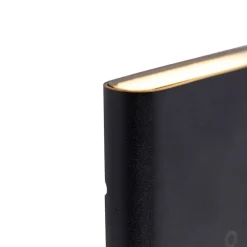 Moderne Außenwandleuchte schwarz 11,5 cm inkl. LED IP65 - Batt