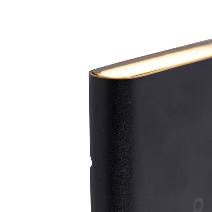 Moderne Außenwandleuchte schwarz 11,5 cm inkl. LED IP65 - Batt