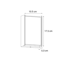 Moderne Außenwandleuchte Schwarz inkl. LED IP65 - Packet