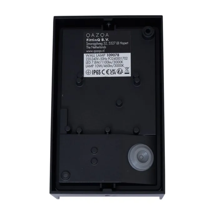 Moderne Außenwandleuchte Schwarz inkl. LED IP65 - Packet