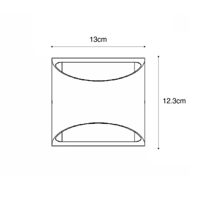Moderne Außenwandleuchte weiß inkl. LED 2-flammig IP54 - Mal
