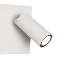 Moderne Außenwandleuchte weiß inkl. LED 2-flammig IP54 - Simon