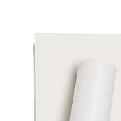 Moderne Außenwandleuchte weiß inkl. LED 2-flammig IP54 - Simon