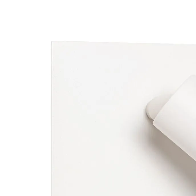 Moderne Außenwandleuchte weiß inkl. LED IP54 - Simon