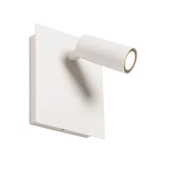 Moderne Außenwandleuchte weiß inkl. LED IP54 - Simon