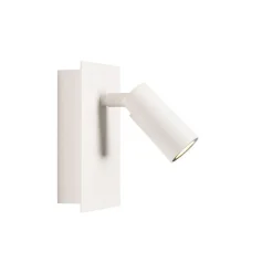 Moderne Außenwandleuchte weiß inkl. LED IP54 - Simon