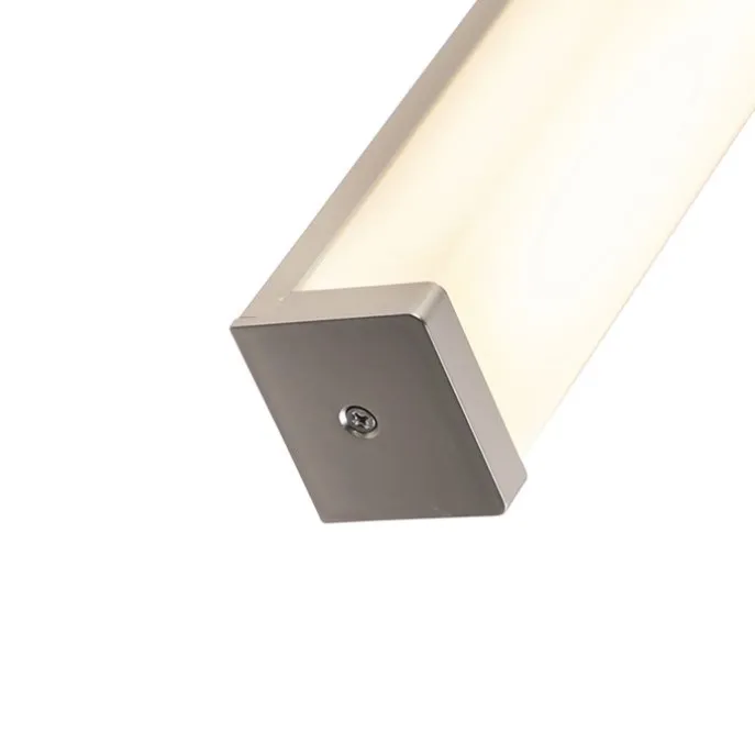 Moderne Badezimmer Wandleuchte Stahl 62 cm IP44 - Cascada