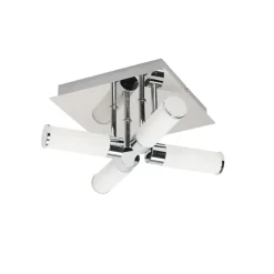 Moderne Badezimmer-Deckenleuchte Chrom 4-flammig IP44 - Bath