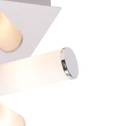 Moderne Badezimmer-Deckenleuchte Chrom 4-flammig IP44 - Bath