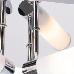 Moderne Badezimmer-Deckenleuchte Chrom 4-flammig IP44 - Bath