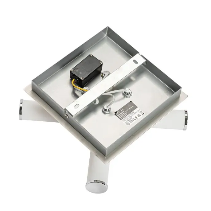 Moderne Badezimmer-Deckenleuchte Chrom 4-flammig IP44 - Bath