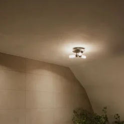 Moderne Badezimmer-Deckenleuchte schwarz 3-flammig IP44 - Bath