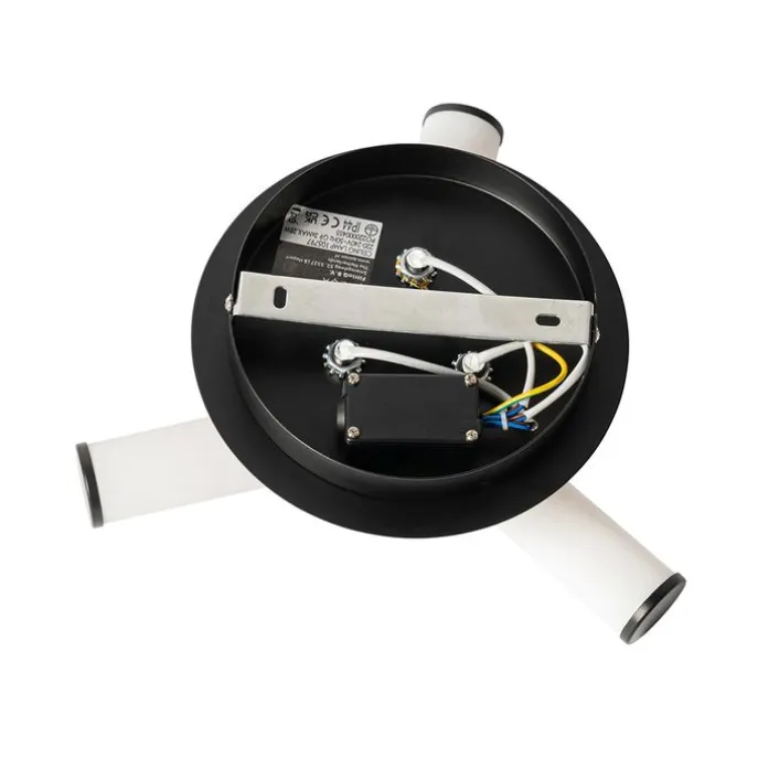 Moderne Badezimmer-Deckenleuchte schwarz 3-flammig IP44 - Bath