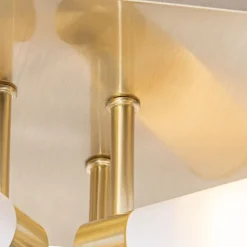 Moderne Badezimmer-Deckenleuchte Messing 4-flammig IP44 - Bath