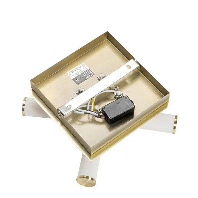 Moderne Badezimmer-Deckenleuchte Messing 4-flammig IP44 - Bath