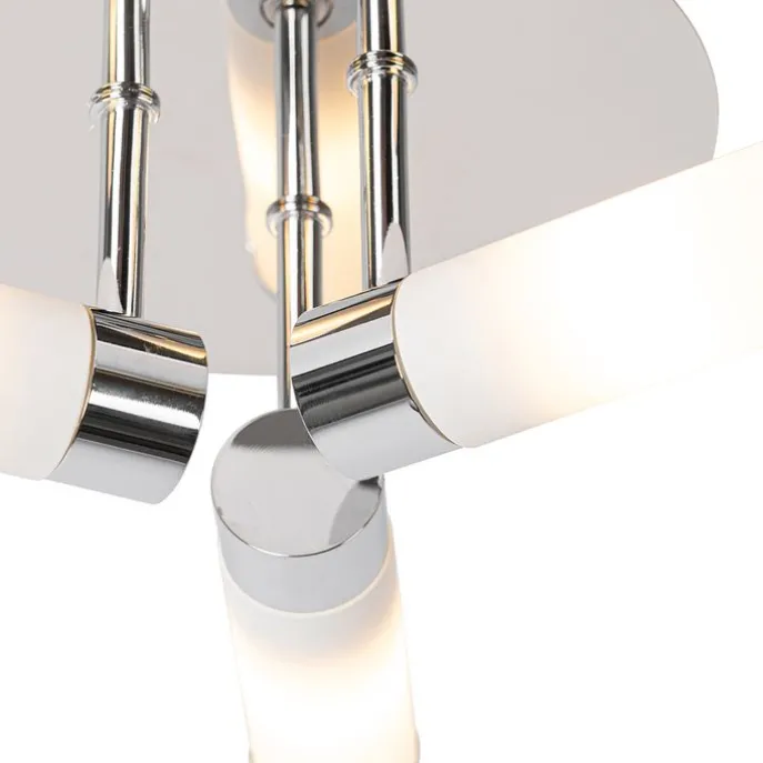 Moderne Badezimmer-Deckenleuchte Chrom 3-flammig IP44 - Bath