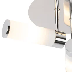 Moderne Badezimmer-Deckenleuchte Chrom 3-flammig IP44 - Bath
