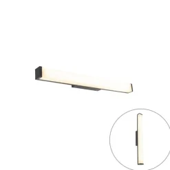 Moderne Badezimmerwandleuchte schwarz 62 cm IP44 - Cascada