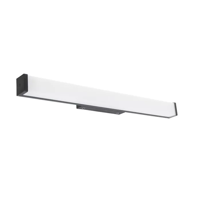Moderne Badezimmerwandleuchte schwarz 62 cm IP44 - Cascada
