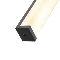 Moderne Badezimmerwandleuchte schwarz 62 cm IP44 - Cascada