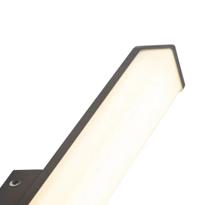 Moderne Badezimmerwandleuchte schwarz 62 cm IP44 - Cascada