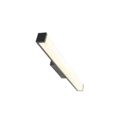 Moderne Badezimmerwandleuchte schwarz 62 cm IP44 - Cascada