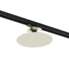 Moderne beige Deckenleuchte für Schienensystem 1-phasig 2-Lichter - Iconic Pulley