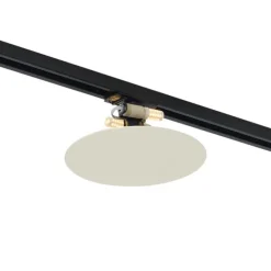 Moderne beige Deckenleuchte für Schienensystem 1-phasig 2-Lichter - Iconic Pulley