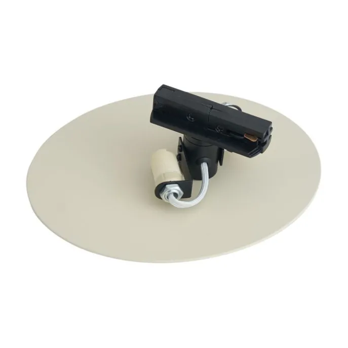 Moderne beige Deckenleuchte für Schienensystem 1-phasig 2-Lichter - Iconic Pulley